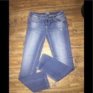 Jade Jeans size 7/8 medium‎ wash stretch straight skinny